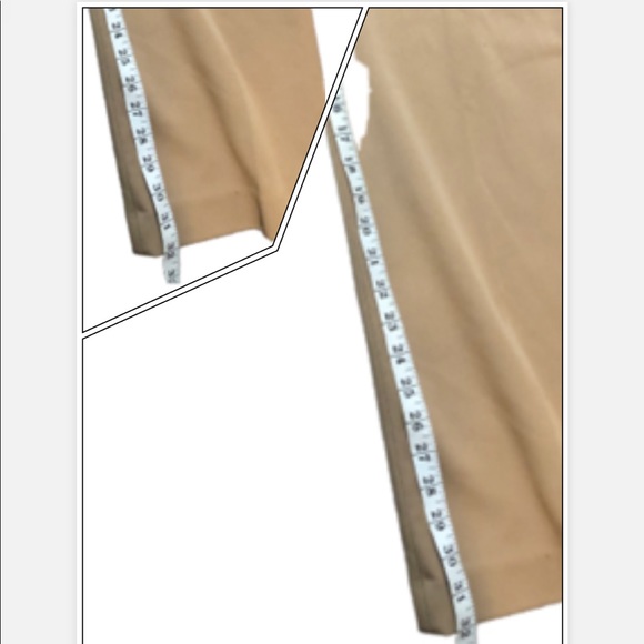 EXPRESS FLAIRE LEG EDITOR TAN PANTS SZ 10 - Picture 7 of 9